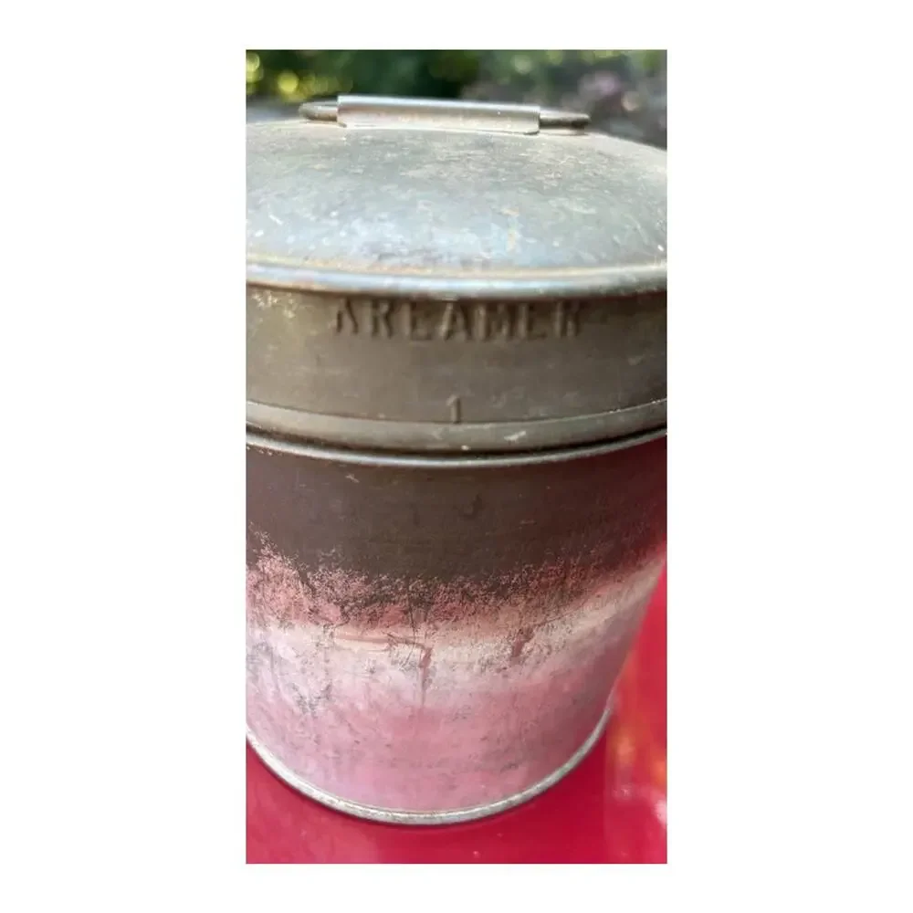Vintage Metal Steamed Pudding Mold with Lid